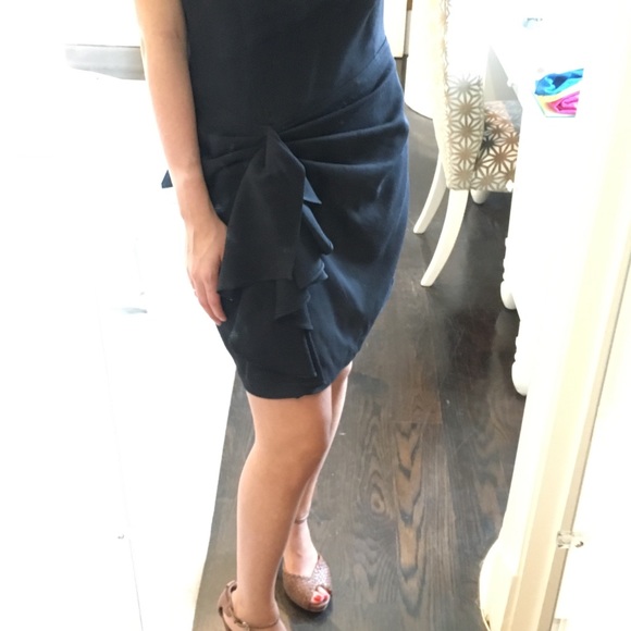 Poleci ruffled dress black - Picture 2 of 2